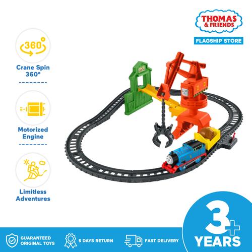 Foto Produk Thomas and Friends Cassia Crane and Cargo Set - Mainan Trek Kereta dari Thomas & Friends