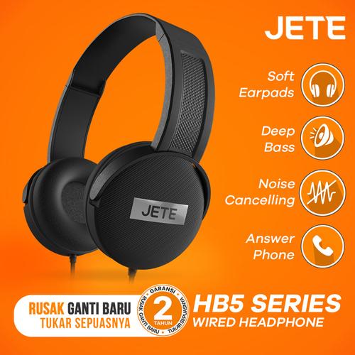 Foto Produk Headset | Handsfree | Headphone Bando JETE HB5 - Abu-abu dari JETE Official Surabaya
