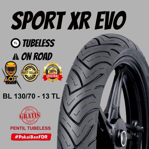 Foto Produk Ban luar motor matic 130/70-13 FDR SPORT XR EVO tbls, GRATIS cop tbls dari AOX MOTOR