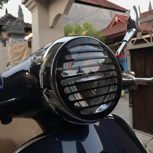 Jual Aksesoris Vespa matic Grill headlamp Vespa LX Primavera Kota