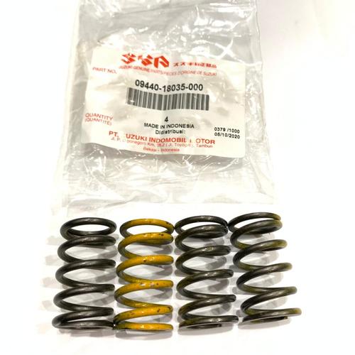 Gambar PER KOPLING SMASH KOMPLIT ISI 4PC 09440-18035-000 ORIGINAL ASLI SGP dari Lestari Motor 2 Jakarta Barat Tokopedia