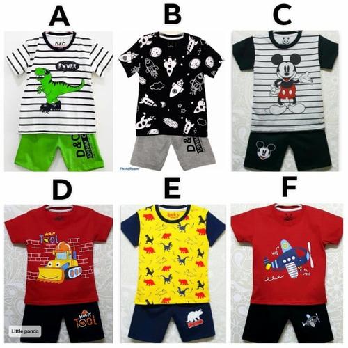 Foto Produk SETELAN Anak Laki-Laki Motif Karakter Size 1-6 (1-6 tahun) dari Ai Lu Beauty