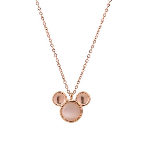 Jual Kalung Titanium Wanita Rose Gold 