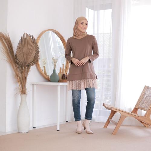Foto Produk Mybamus Karen Under Tile Tunic Mocca M15209 R69S4 dari Mybamus Official