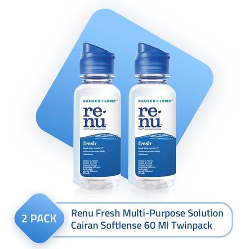 Jual Renu Fresh Multi-Purpose Solution Cairan Softlense 60 Ml Twinpack -  Jakarta Selatan - Larba Store | Tokopedia
