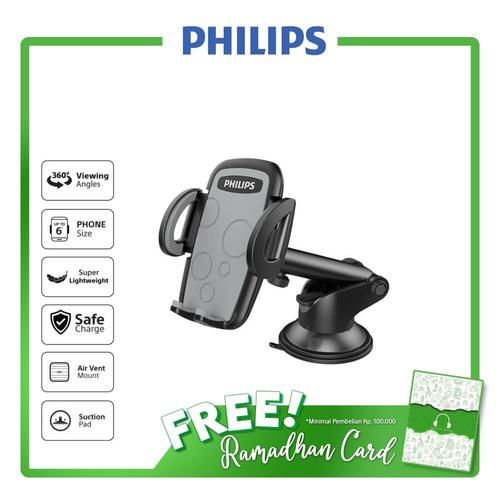 Foto Produk Philips DLK35002 Air Vent/Suction Car Mount with 360 degree rotation dari Philips Audio Official