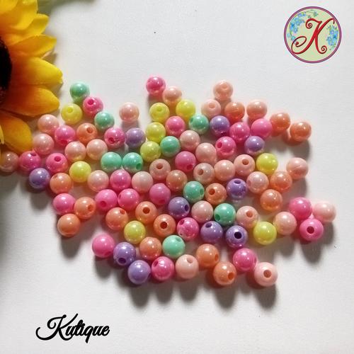 Foto Produk Parel Mutiara / Mote Bulat 7mm 50gr dari Kutique Craft