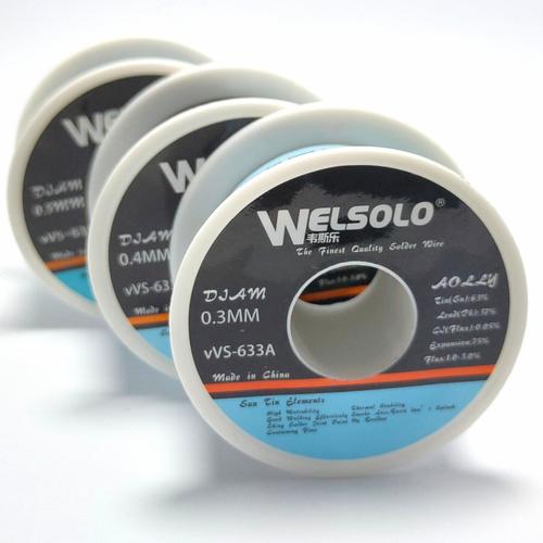 Foto Produk Timah Solder Welsolo 0.3mm 0.4mm 0.5mm 35gr Flux Core Tin Mechanic dari RAJACELL BEKASI