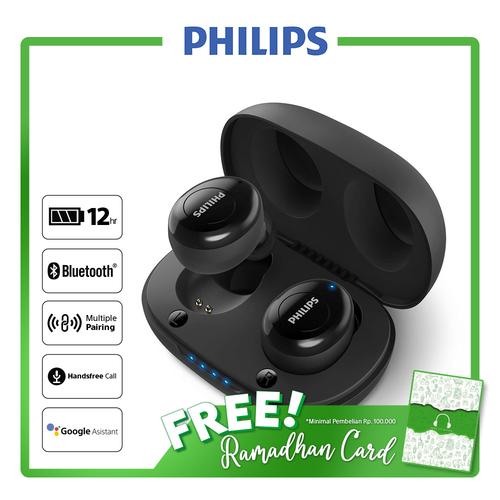 Foto Produk Philips TAUT102BK True Wireless In-Ear Earbud dari Philips Audio Official