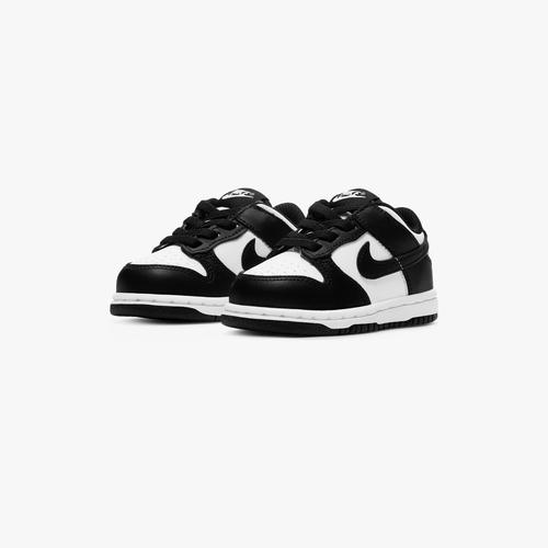infant nike dunks black and white