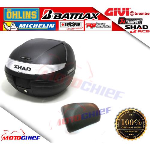 Gambar Shad Bundling Paket Top Box SH29 dan BACKREST SH29 dari Motochiefdotnet undefined Tokopedia