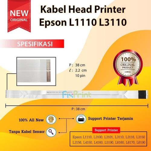 Jual Kabel Flexible Head Epson L1110 L3110 Printer L3150 L4150 L4160 L5190  - Kota Surabaya - FixPrint Store | Tokopedia