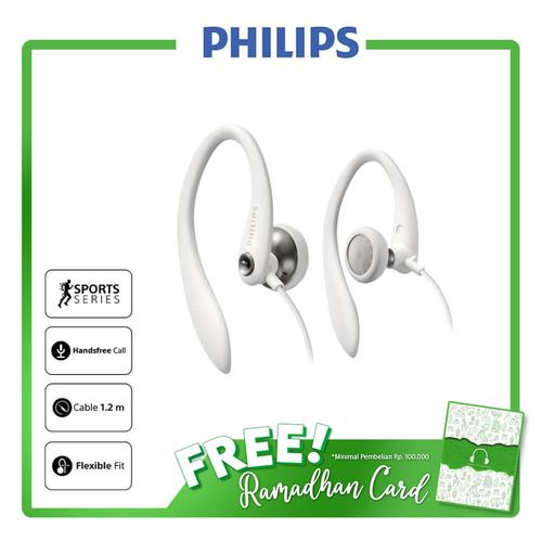 Foto Produk PHILIPS Sport Earphone With Mic - SHS 3305 White dari Philips Audio Official