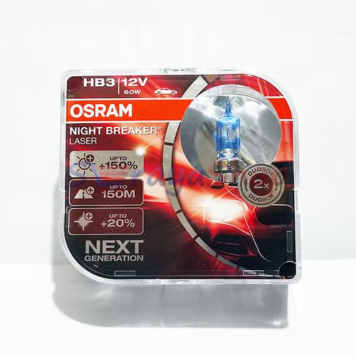 Foto Produk Lampu Halogen HB3 Night Breaker Laser NEXT Generation OSRAM dari Seraya Shop