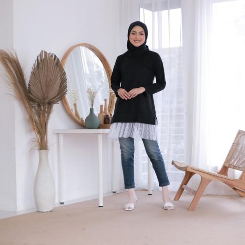 Foto Produk Mybamus Karen Under Tile Tunic Black M15210 R70S2 dari Mybamus Official