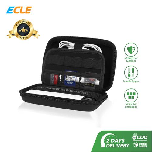 Foto Produk ECLE Hard Case Storage Bag Tas Aksesoris Gadget Organizer Waterproof dari ECLE Official Store