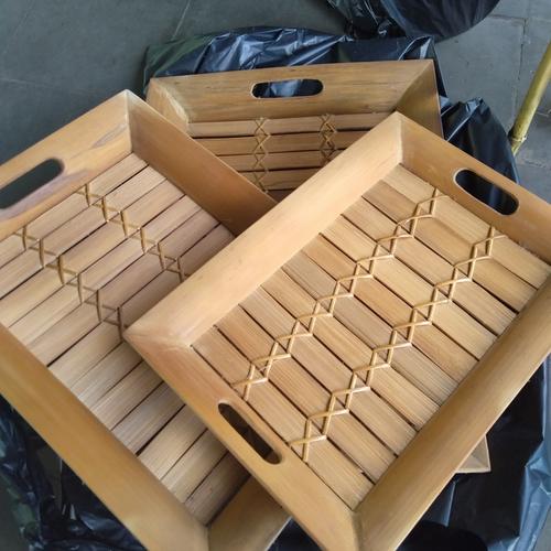 Nampan Bambu set isi di Dar Shop Company Tokopedia