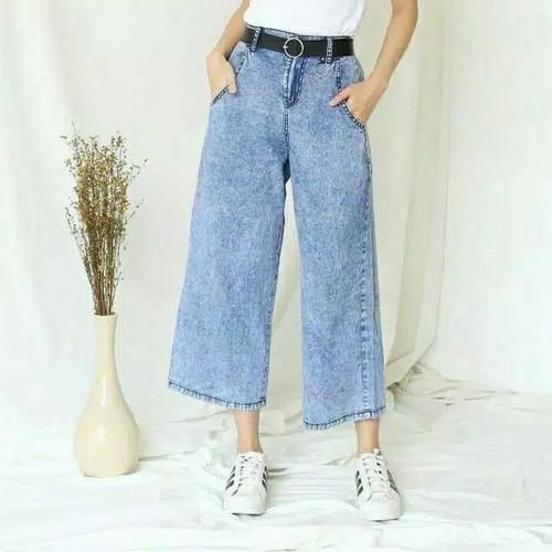 Jual KULOT JEANS SNOW WANITA PREMIUM 