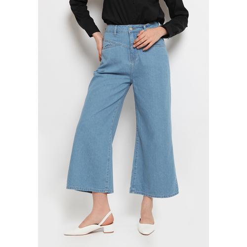 Jual et cetera Wide Leg Denim Pants 