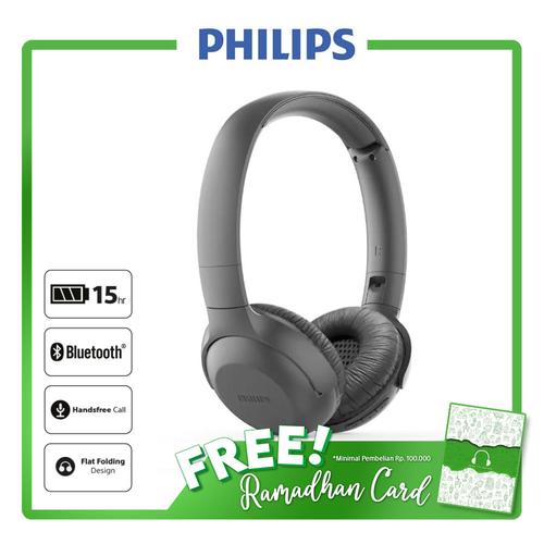 Foto Produk Philips TAUH202BK UpBeat Wireless On-Ear Headphones with Mic Black dari Philips Audio Official