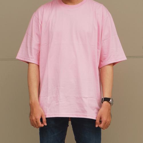 T-Shirt Kaos Polos Unisex - Light Pink 
