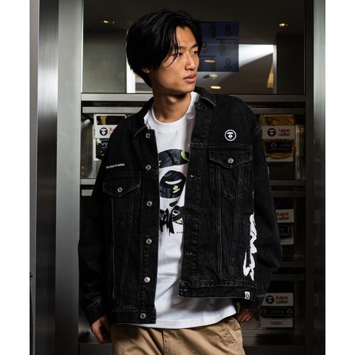 Jual AAPE Brushed Denim Jacket SALE 