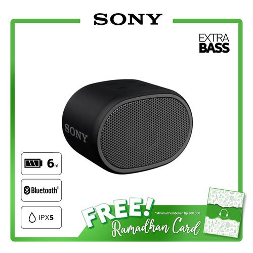 Foto Produk SONY SRS-XB01 Black Extra Bass Portable Bluetooth Speaker / SRS XB01 dari Sony Audio Official