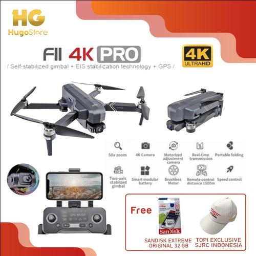 Foto Produk SJRC F11 PRO S PTZ 4K Version EIS Dual AntiShake Self-Stabilized - 1 Battery dari hugostore_id