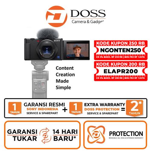 Foto Produk Sony ZV1 / Sony ZV-1 Garansi Resmi - Hitam dari DOSS