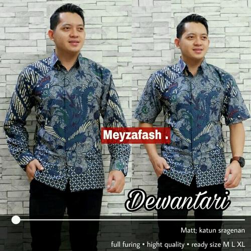 Foto Produk kemeja batik ludiro biru premium dari Jivan Batik