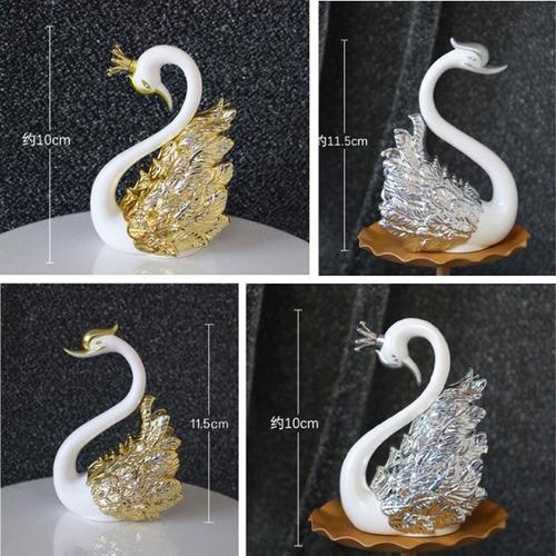 Gambar Sepasang angsa gold / silver hiasan flaminggo pajangan - Gold dari KUY!! Jakarta Barat Tokopedia