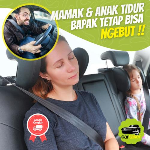 Foto Produk Car Headrest Neck Pillow Bantal Mobil Penyangga Kepala Leher - Black dari Cartakers