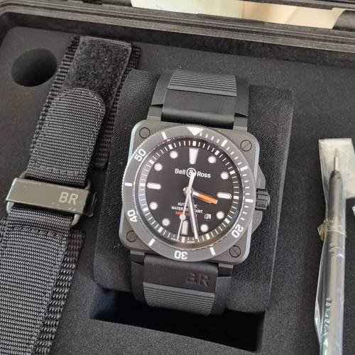 bell \u0026 ross br 03 92 black diver matte 