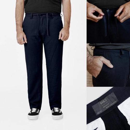 Spencer Linen Rich Trousers Regular Fit 