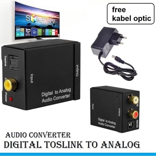 Foto Produk Converter Audio Digital to Analog - Optical / Toslink to 2 RCA dari Glodok VCD