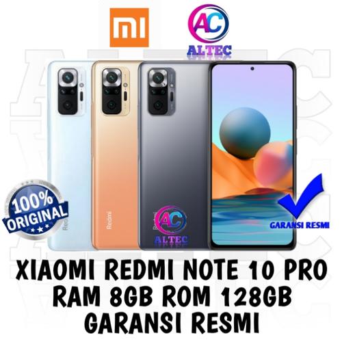 Foto Produk Xiaomi Redmi Note 10 Pro 8/128 RAM 8GB ROM 128GB GARANSI RESMI - GLACIER BLUE dari Altec Cellular