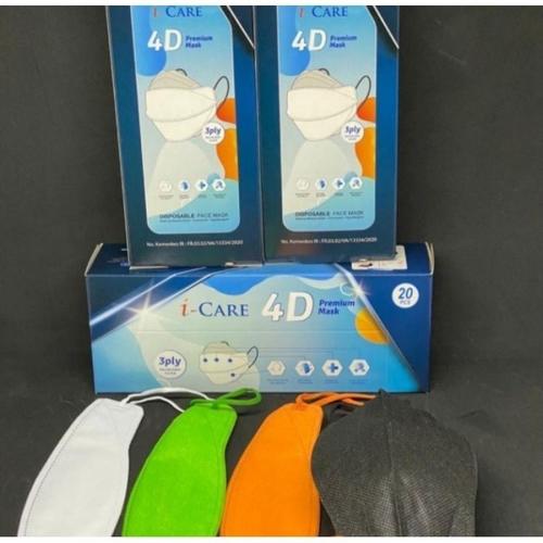 Foto Produk Masker 4D Kf94 EVO 3PLY KF 94 EVO PLUSmed + convex Warna cerah isi 20 - Hijau dari lbagstore