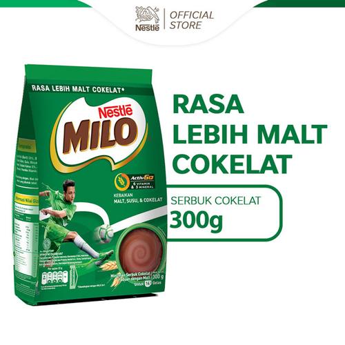 Gambar MILO ACTIV-GO Susu Coklat Pouch 300g dari Nestle Indonesia Kab. Tangerang Tokopedia