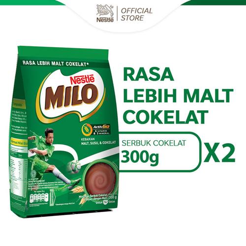 Foto Produk NESTLE MILO ACTIV-GO Minuman Cokelat Berenergi Pouch 300g 2 pcs dari Nestle Indonesia