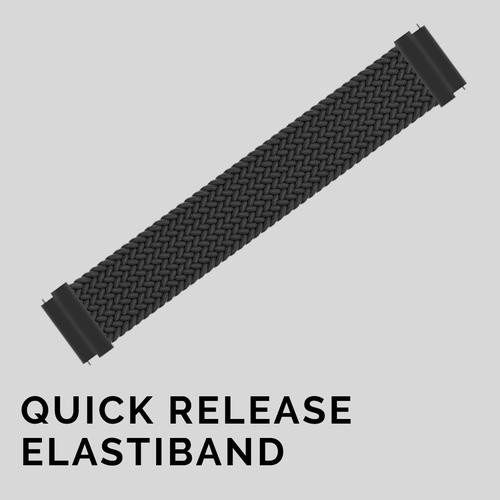 Gambar Strap Jam Tangan Nylon 20/22mm Quick Release Elastiband - Hitam - 20mm - Size S dari Solo Timepiece Kota Tangerang Selatan Tokopedia