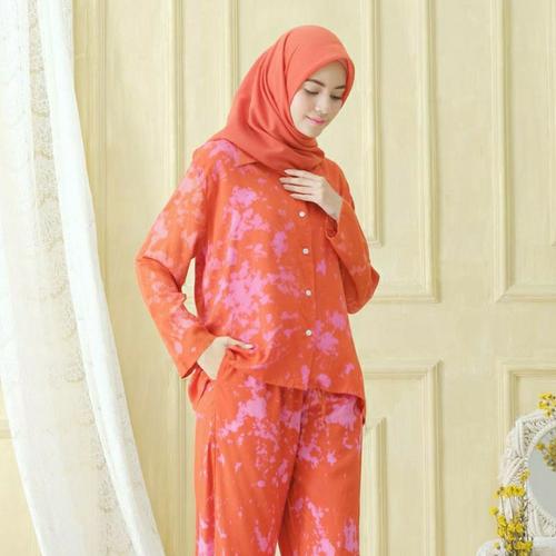 Foto Produk Galaxy Teracota Sleepwear / Pajamas One Set dari Amani Indonesia