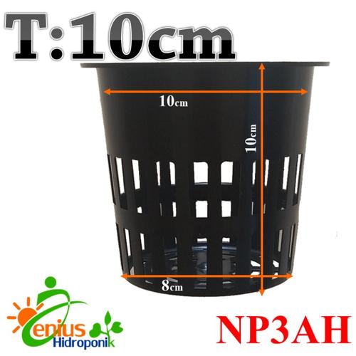 Jual Net Pot 10 cm Hitam / NetPot Dutch Bucket / Net Pot Hidroponik