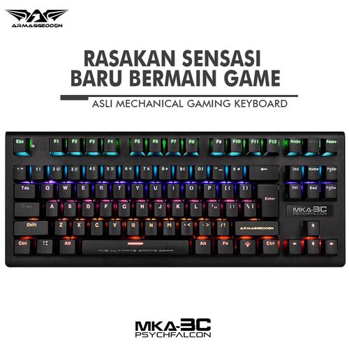 Foto Produk Armageddon Mechanical Gaming Keyboard MKA-3C dari Armaggeddon Official