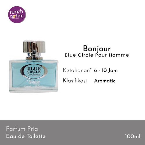 Foto Produk Bonjour Parfum Orginal Blue Circle Pour Homme 100 ML dari Rumah Parfum