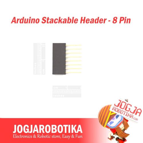 Jual Pin Header Female 8 8p 10mm Long Stackable For Arduino Uno Mega ...