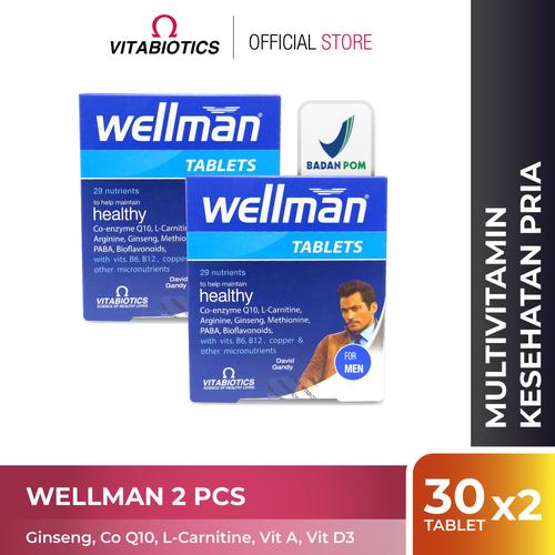 Foto Produk Vitabiotics Wellman 2 pcs Vitamin Kesehatan Vitalitas Pria dari Vitabiotics Indonesia