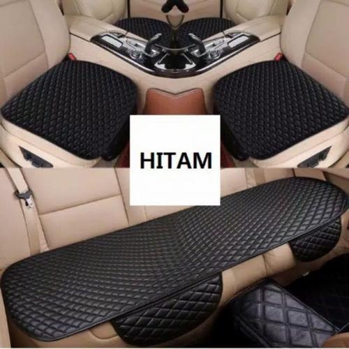 Foto Produk ALAS JOK MOBIL 3 IN 1 SET BAHAN PREMIUM LEATHER EMPUK MEWAH dari virailezlia