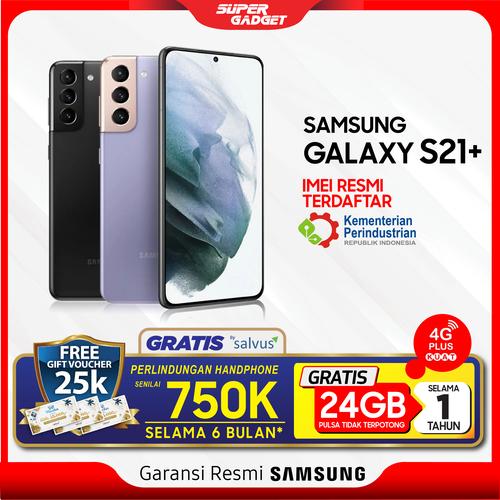 Foto Produk Samsung S21 Plus 5G 8/128 8/256 GB Galaxy Kamera 8K S21+ RAM 8 ROM 128 - Phantom Black,S21+ 8256GB dari SUPER_GADGET