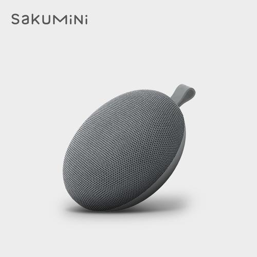 Foto Produk SAKUMINI Y6 ROUND BLUETOOTH WIRELESS SPEAKER - Abu-abu - Abu-abu dari Baseus Official Store