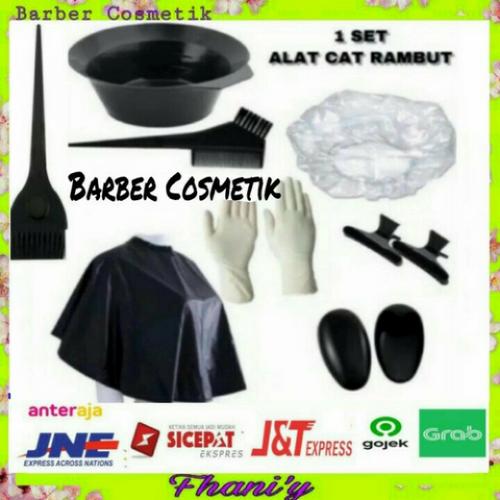 Jual alat cat rambut salon mangkok cat sisir cat sarung tangan karet 1 ...